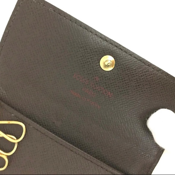 Authentic Louis Vuitton Damier Multicles 4 Ring Key Case - Picture 6 of 8